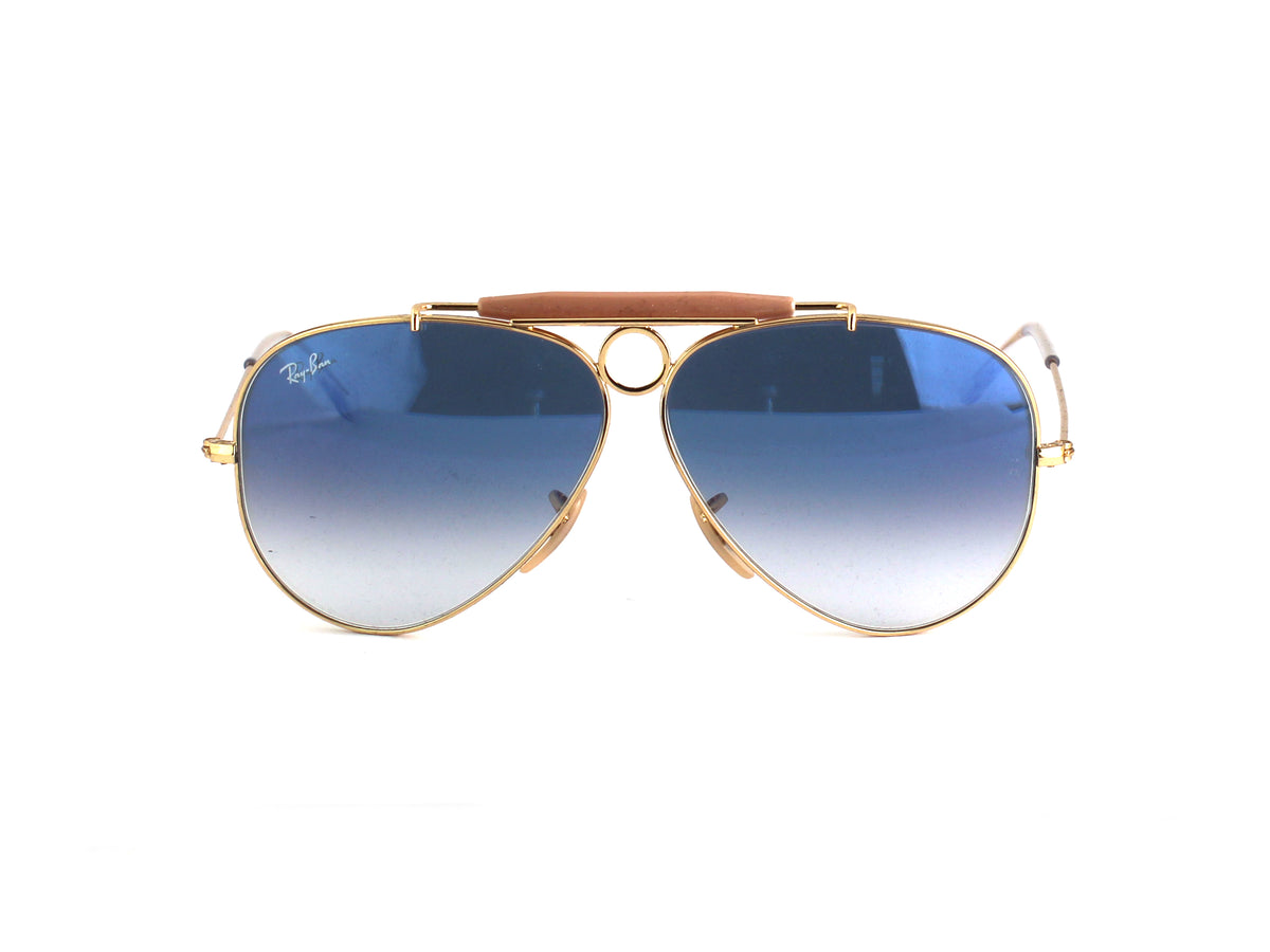 Ray - Ban RB3138 SHOOTER Gold/blue