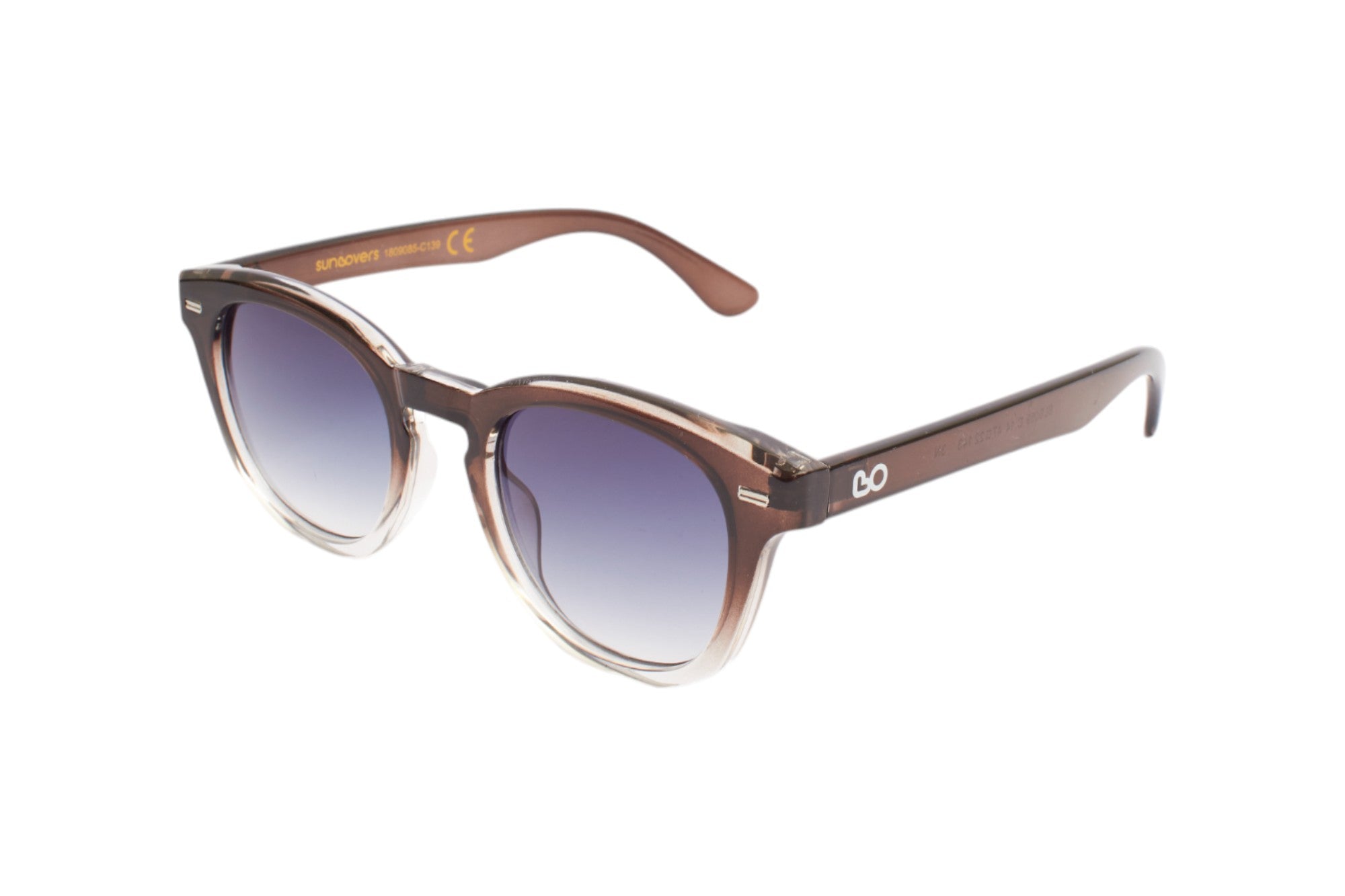SLS059 Nero trasparente/Fumo sfumato Occhiali da sole SUN LOVERS 1