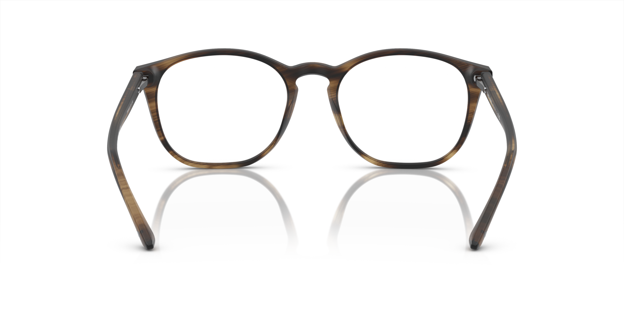 Giorgio Armani AR7074 5405 STRIPED MATTE DARK BROWN Montature da vista Giorgio Armani 5