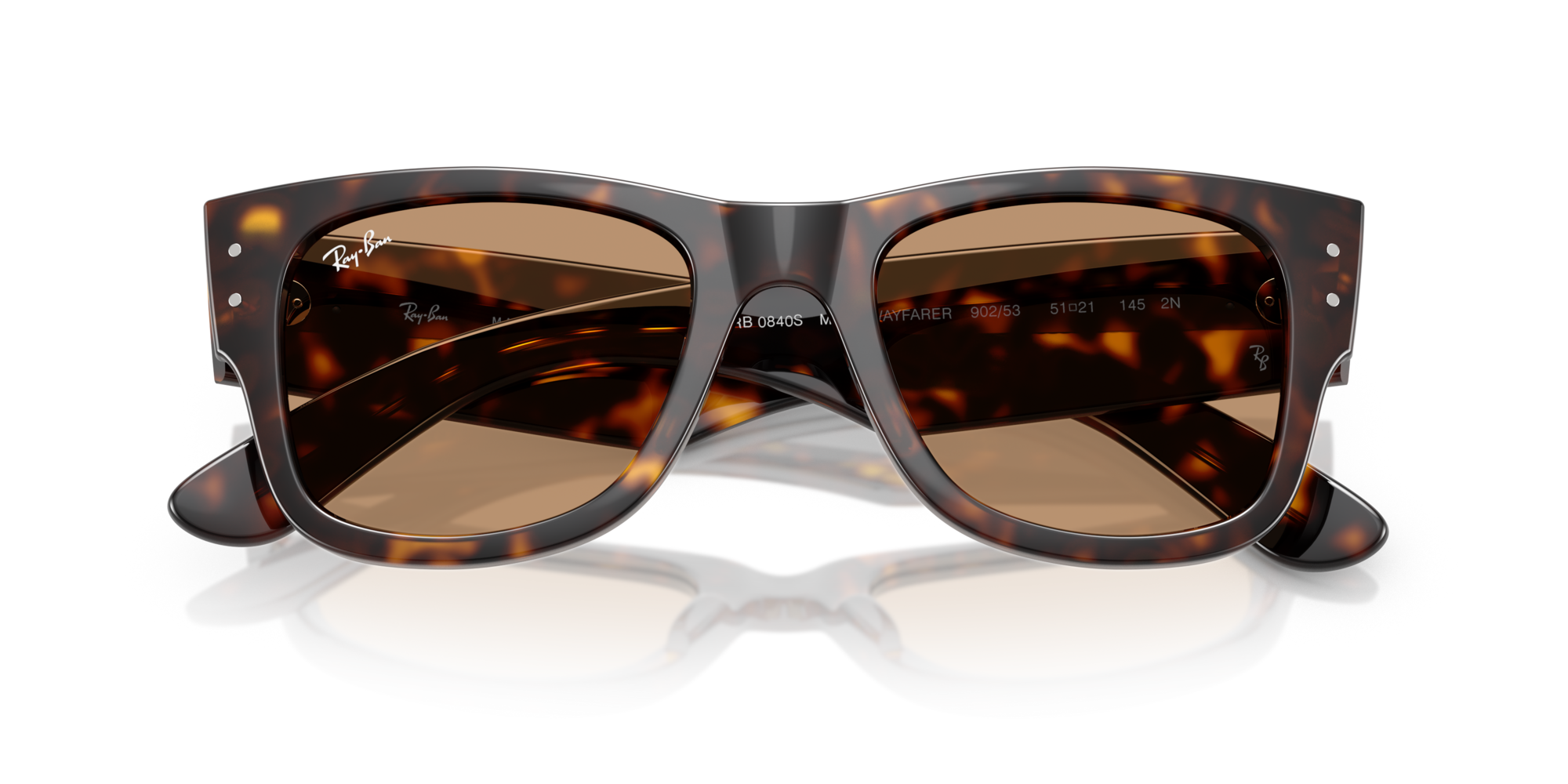 Ray - Ban RB0840S MEGA WAYFARER 902/53 Occhiali da sole Ray - Ban 2