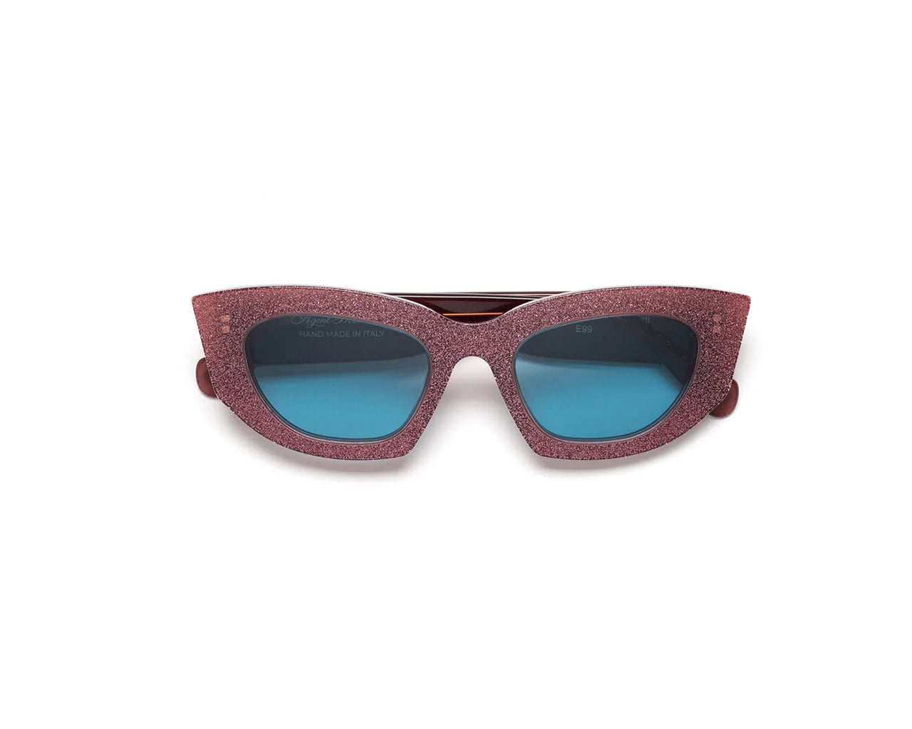 Agent Provocateur E99 Kitti Dark Pink Glitter Occhiali da sole outlet Agent Provocateur 2