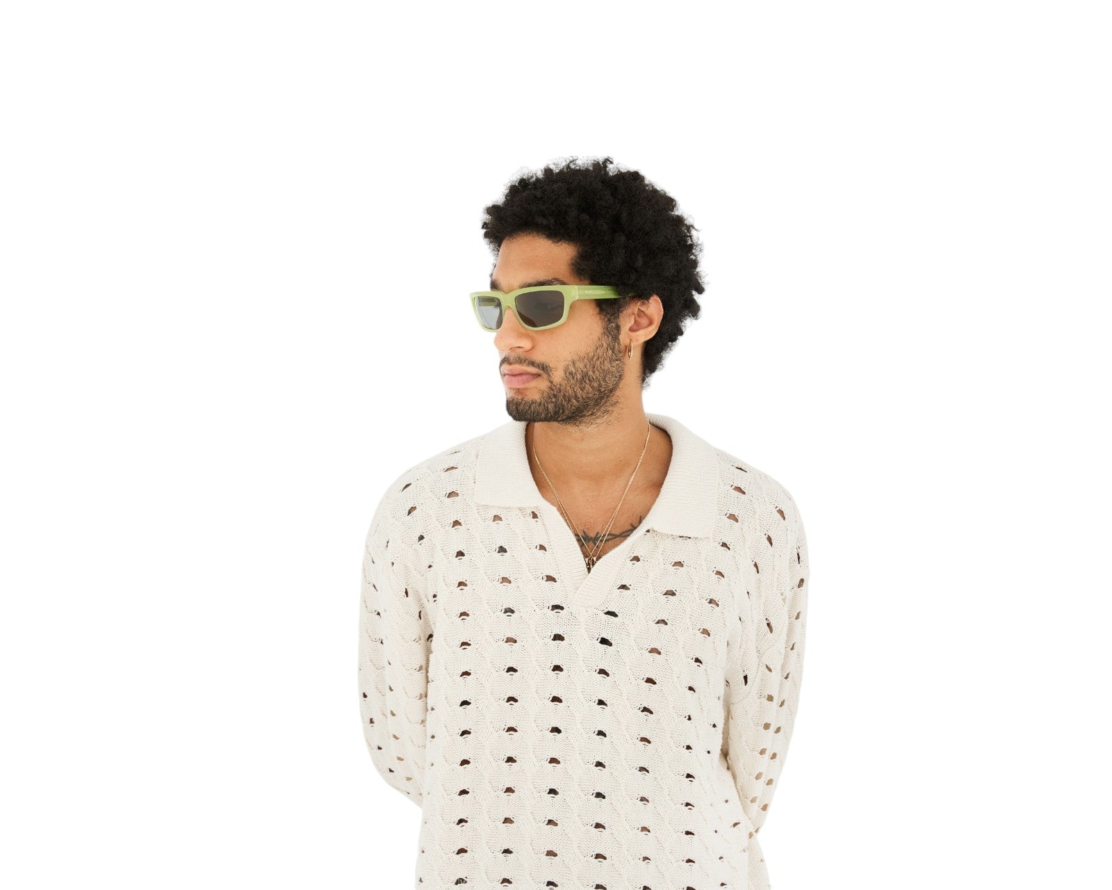 Retrosuperfuture 9LA THELONIUS LIME Occhiali da sole Retrosuperfuture 4