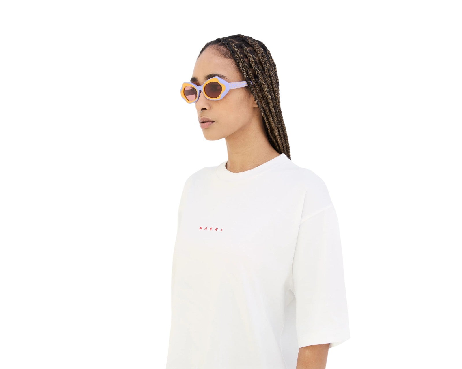 Marni D7V Unlahand Lilac Occhiali da sole Marni 4