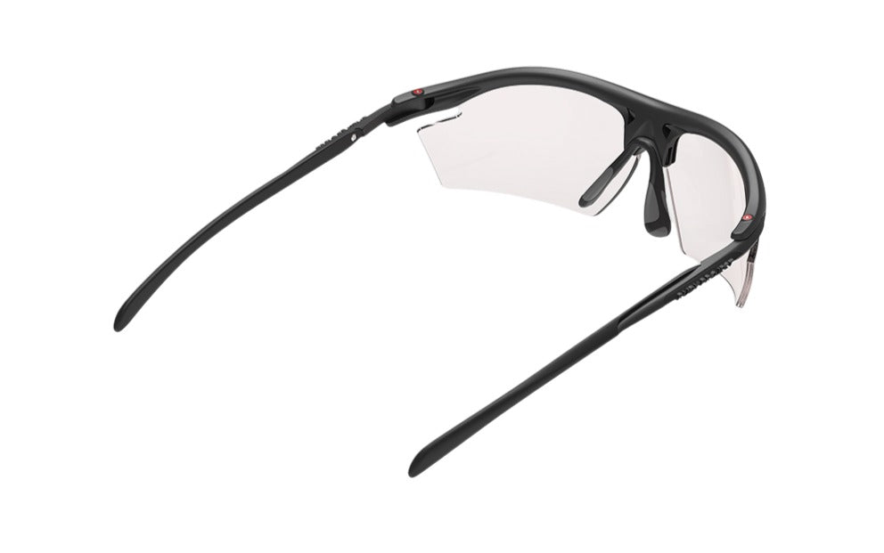 RUDY PROJEKT RYDON TOTAL BLACK MATTE - ImpactX 2 RED