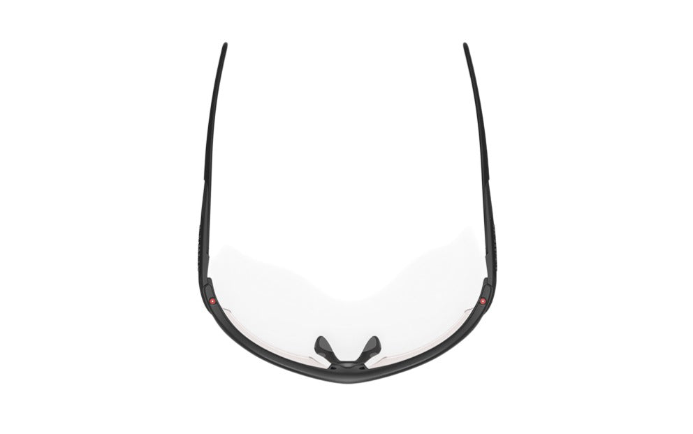 RUDY PROJEKT RYDON TOTAL BLACK MATTE - ImpactX 2 RED